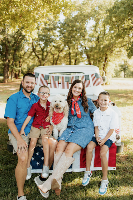 Dr. Jordan Blalock and his family